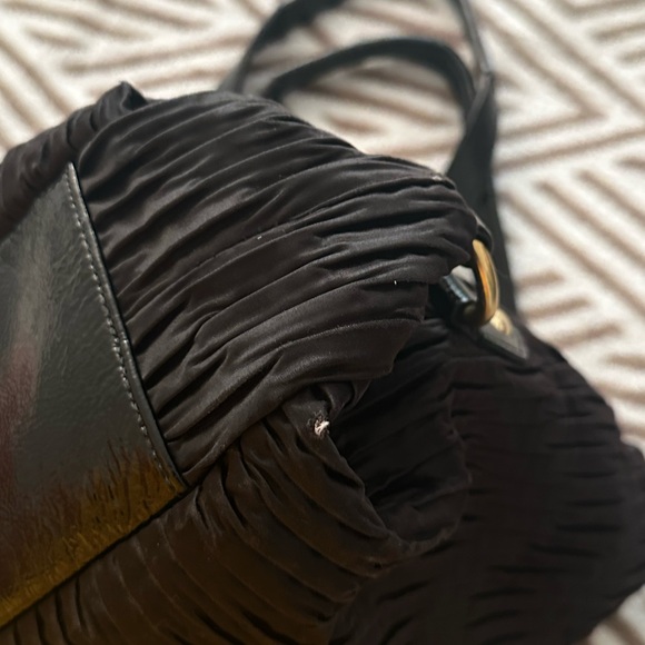 Coach Ashley Gathered Satin Carryall Tote / Satchel